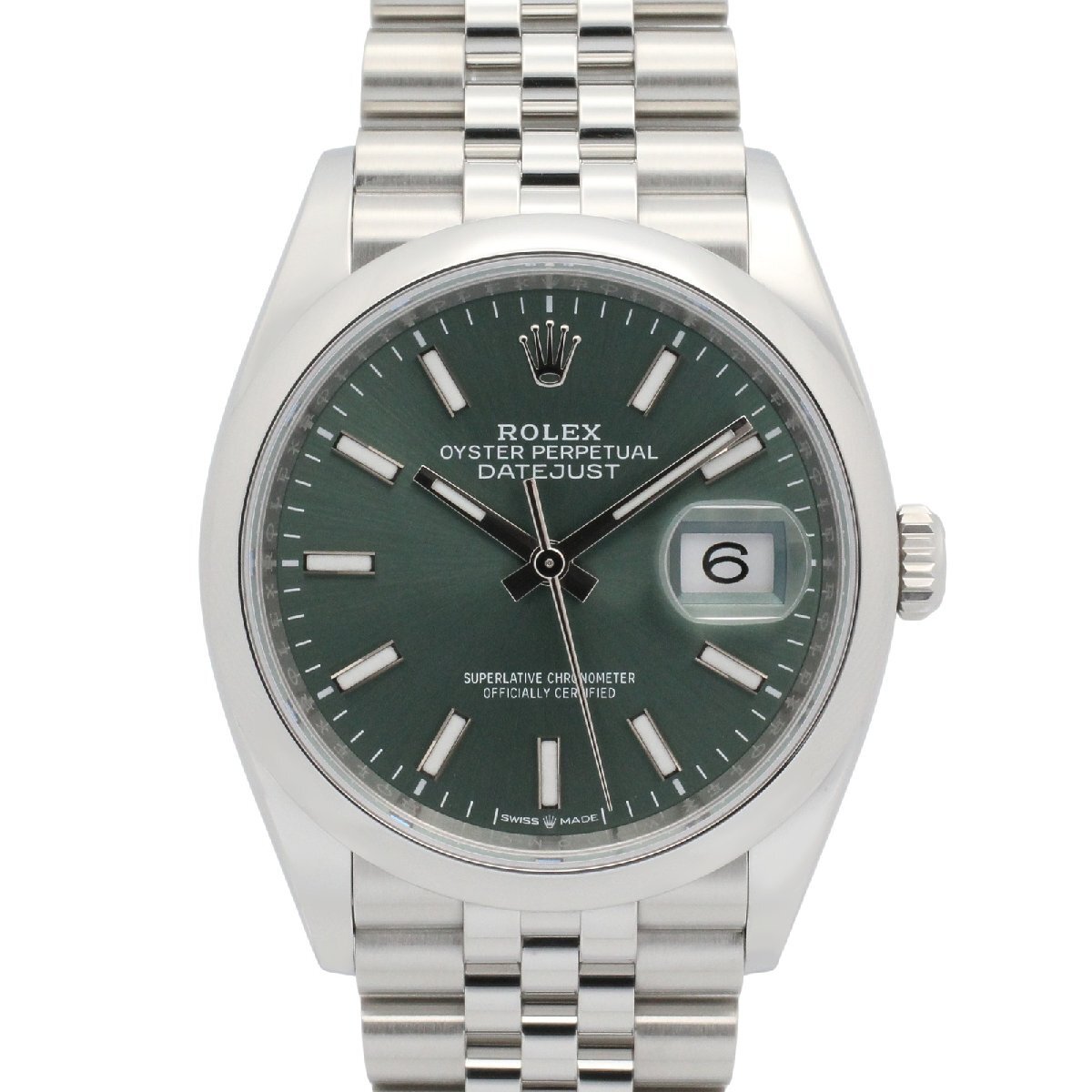 ロレックス デイトジャスト ランダム番 ブランドオフ ROLEX ステンレススチール 腕時計 SS 中古 メンズ拍卖