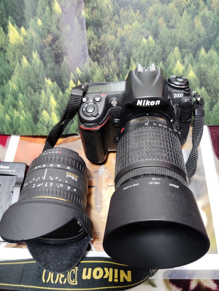 NIKON D300レンズ2本付セット(現状動作品)拍卖