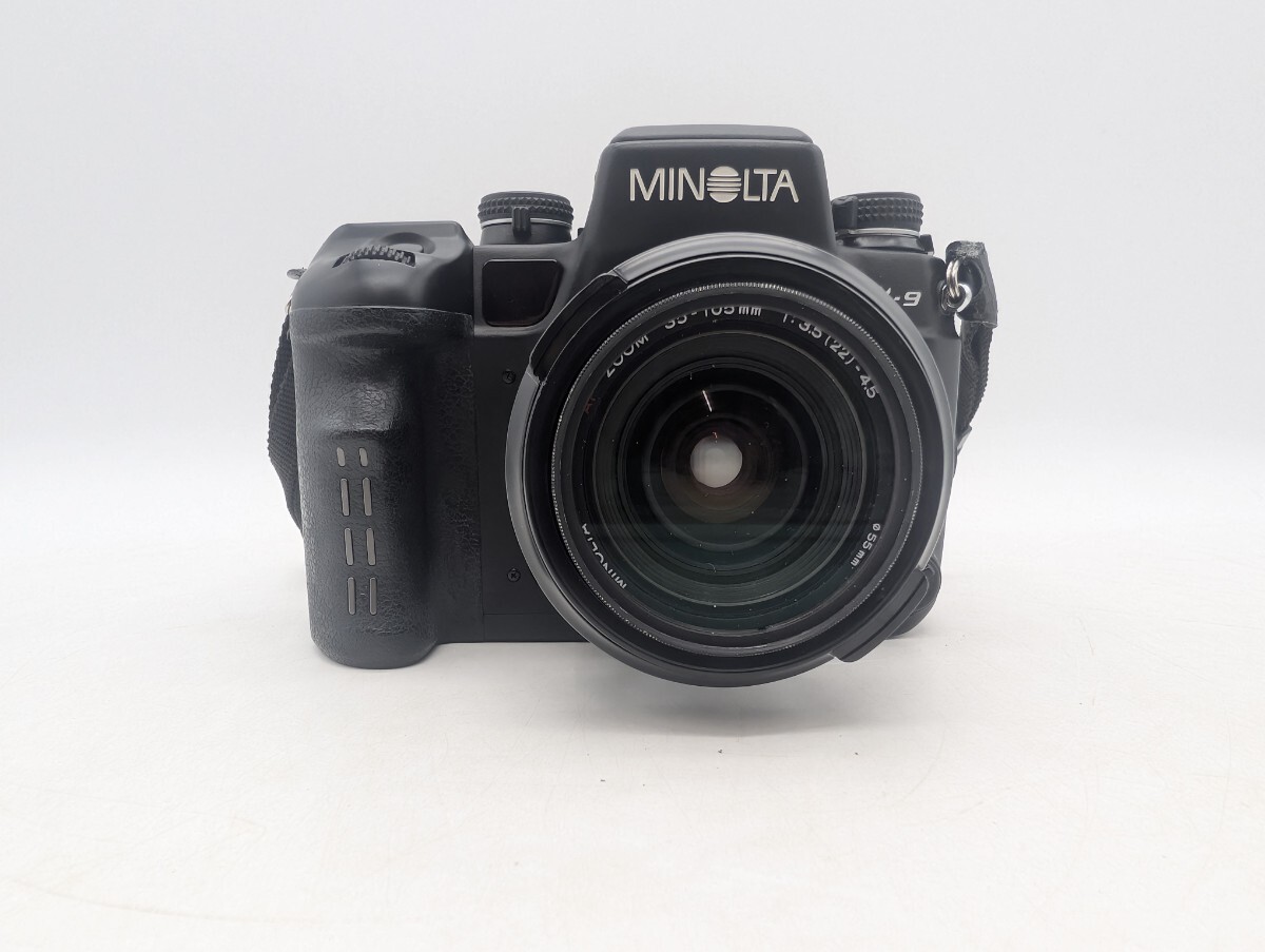 1円スタート 送料無料 MINOLTA α-9 フィルム一眼レフカメラ ボディ レンズ ミノルタ アルファ a 一眼レフフィルムカメラ ブラック 黒色拍卖