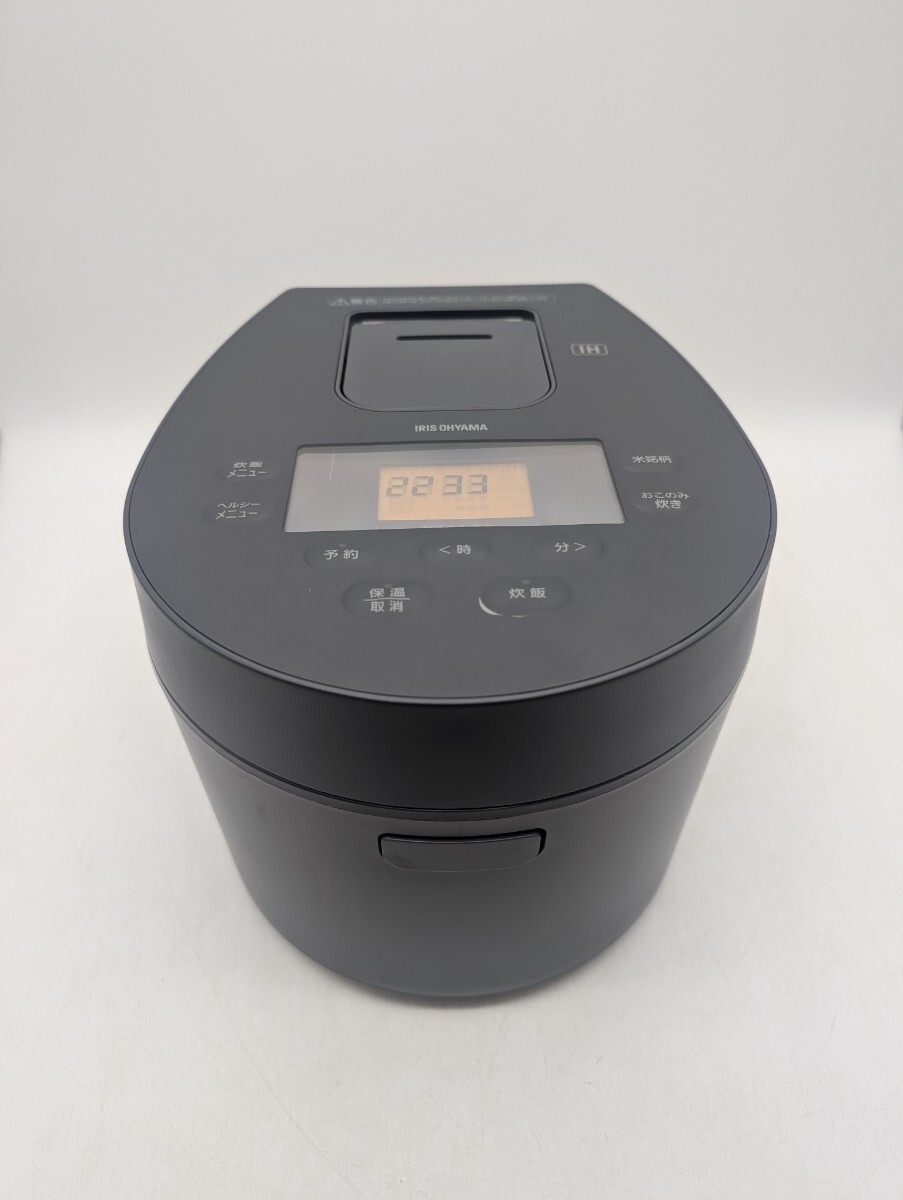 送料無料 動作品 IHジャー炊飯器 3合 RC-IL30-HA アッシュ アイリスオーヤマ 50銘柄炊き分け 極厚火釜 低温調理 パン ケーキ IRIS OHYAMA拍卖