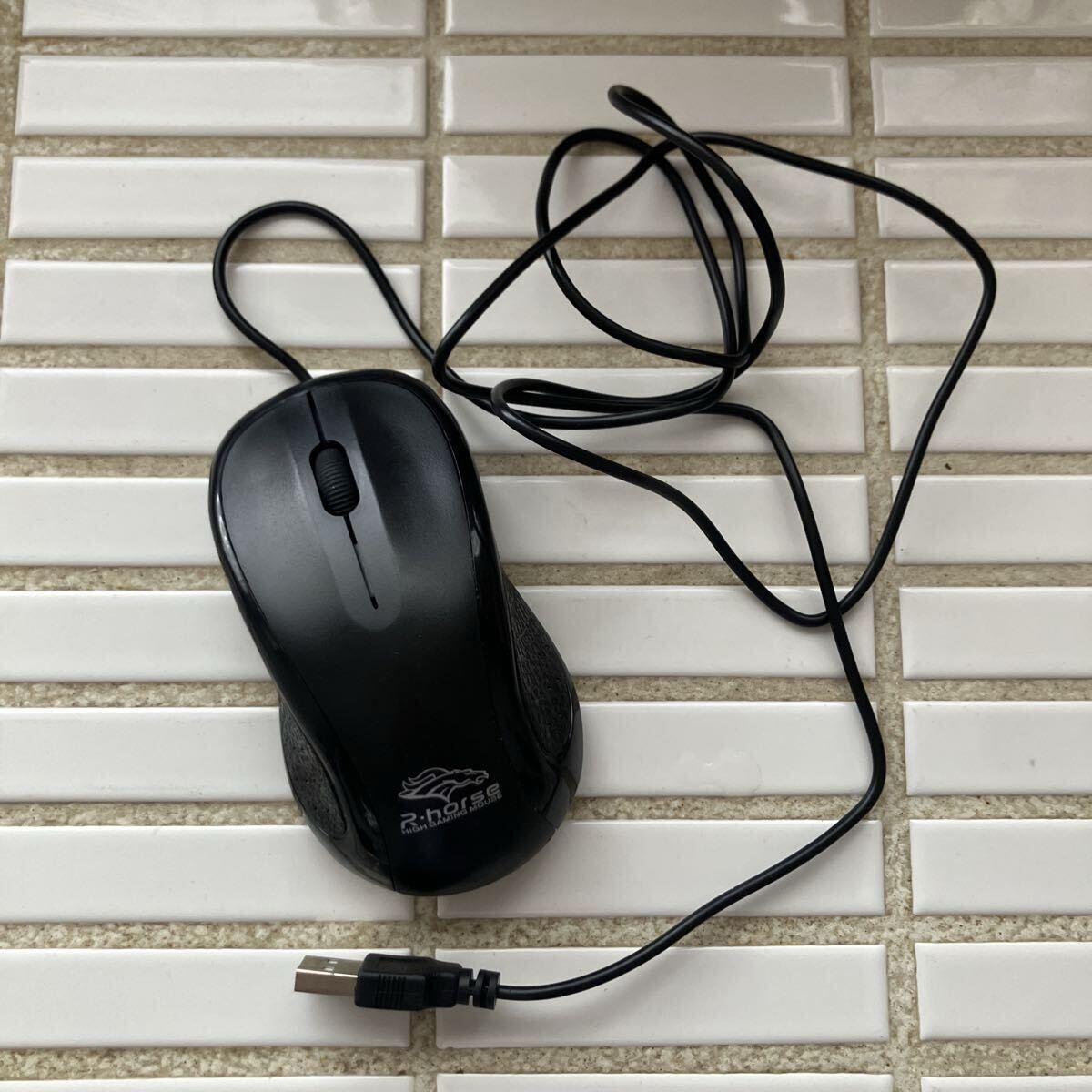 R-horse HIGH GAMING MOUSE 有線ゲーミングマウス USB接続 ブラック拍卖