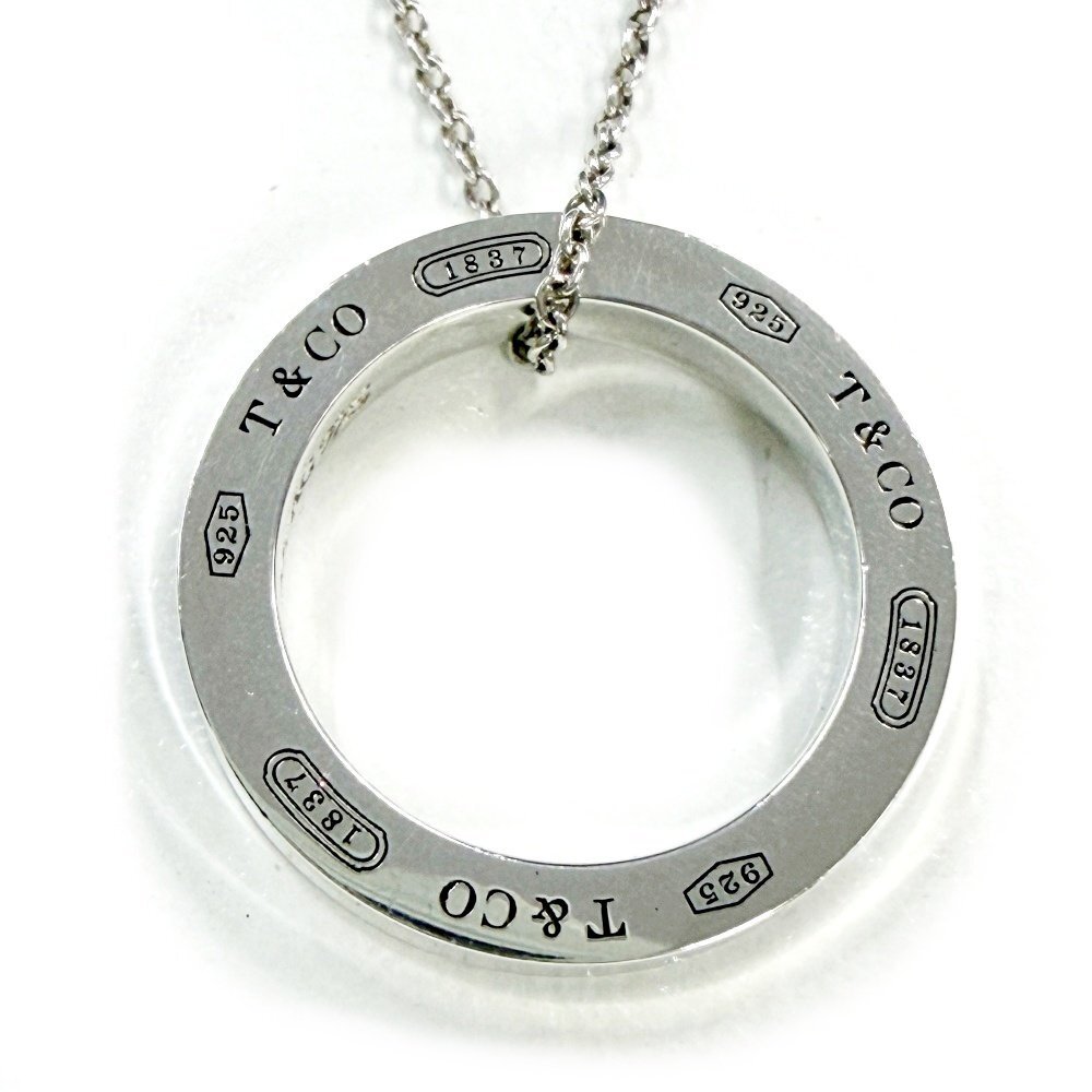 【1円スタート】TIFFANY & Co. ティファニー シルバー 1837 サークル 4.0g 925刻印 ネックレス 653098拍卖
