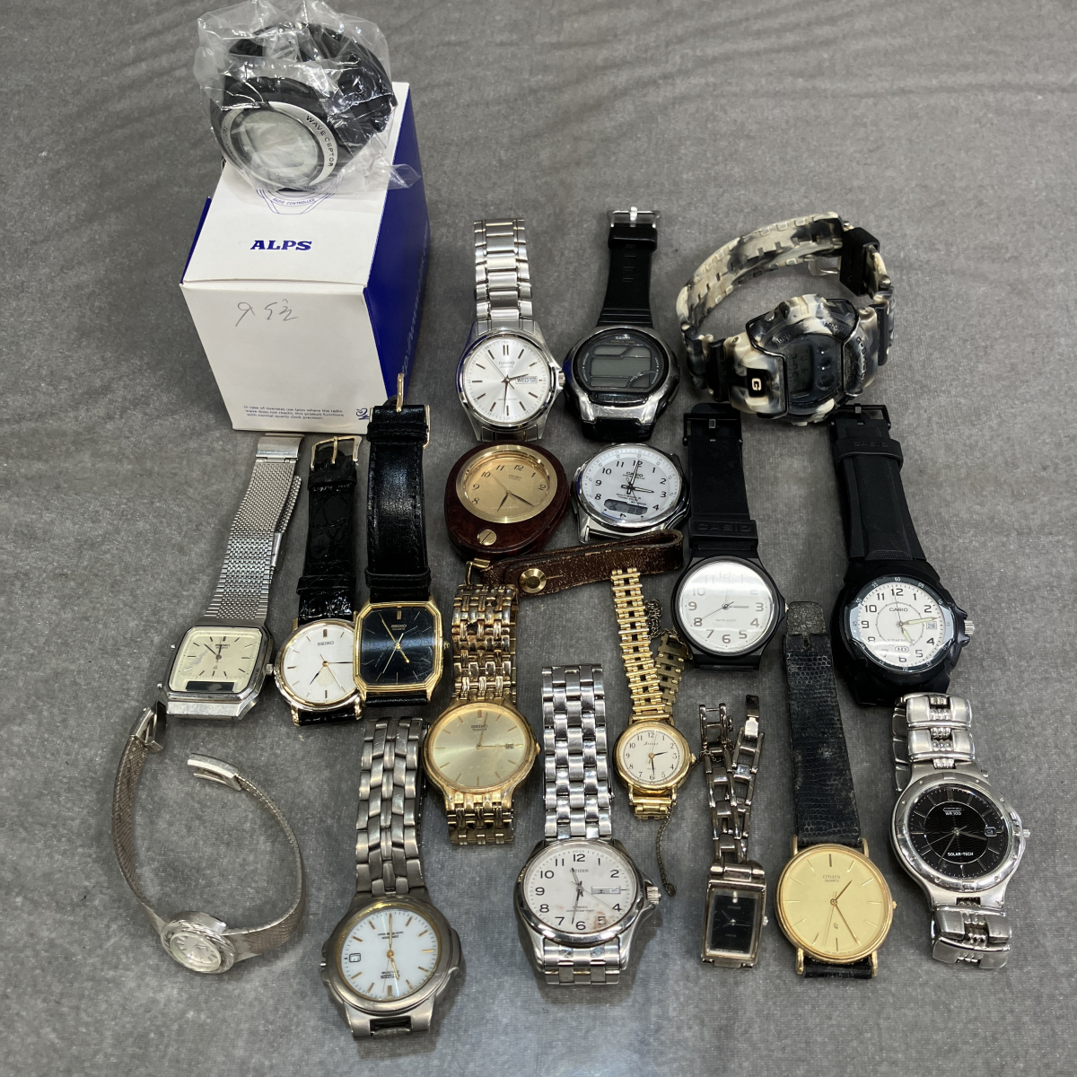 ★SEIKO CASIO CITIZEN 腕時計まとめ WR 100/ WATER RESIST/ G-SHOCK 等 腕時計_EFU_D0528-F010拍卖