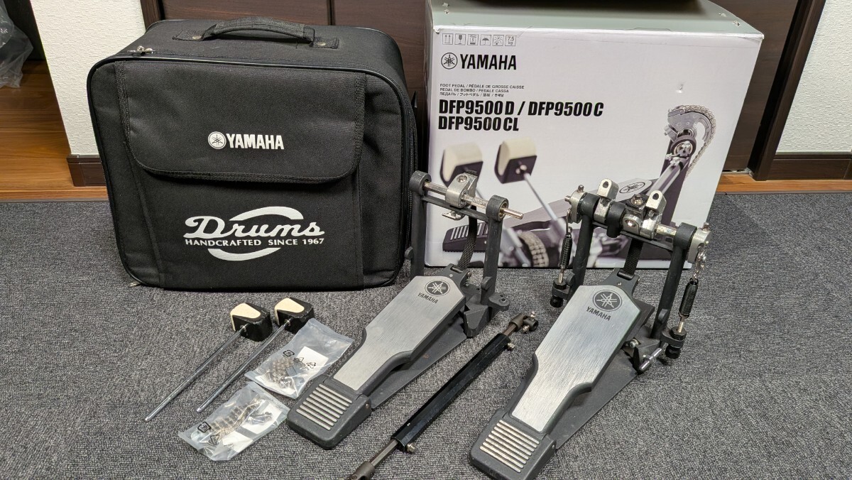 YAMAHA ツインペダルDFP-9500C ヤマハ キックペダル チェーンドライブ拍卖