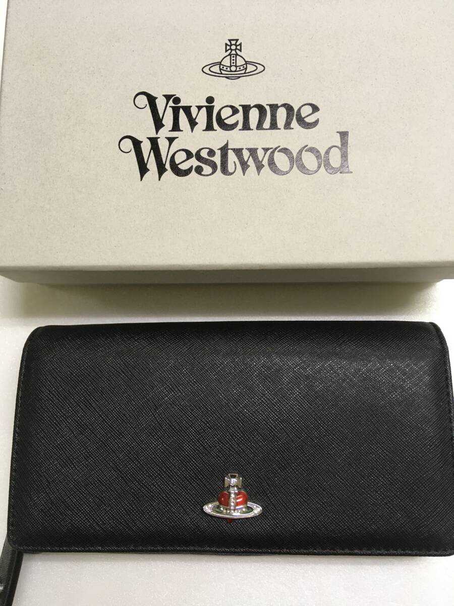 1円 vivienne westwood ヴィヴィアン ウエストウッド 2つ折 ラウンドファスナー 長財布 中古拍卖