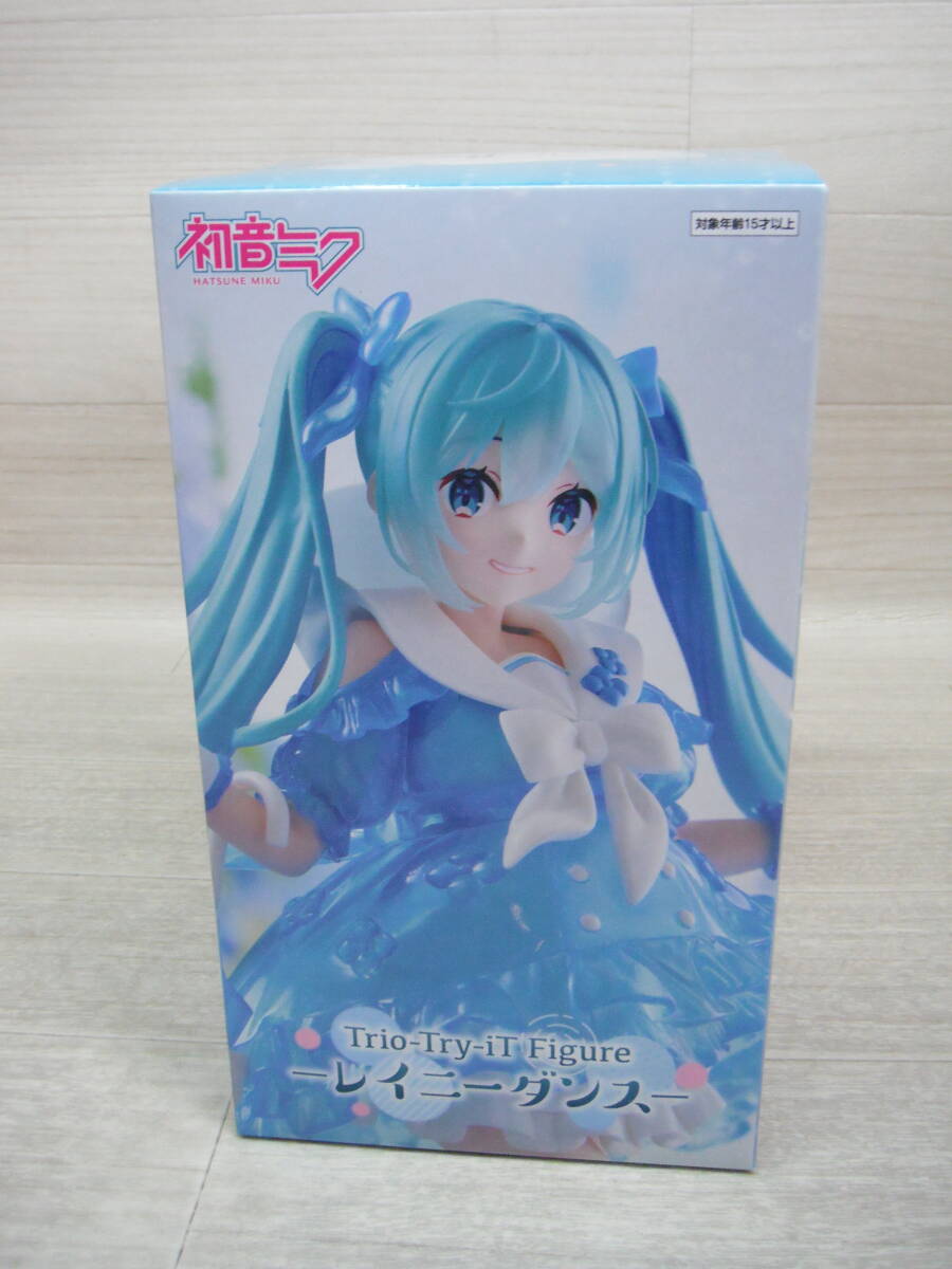 08/H472★初音ミク Trio-Try-iT Figure-レイニーダンス-★プライズ★未開封拍卖