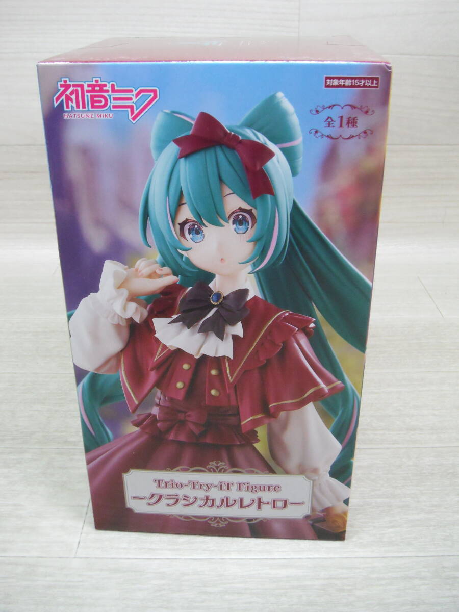 08/H487★初音ミク Trio-Try-iT Figure-クラシカルレトロ-★プライズ★未開封拍卖