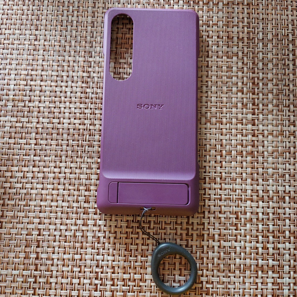 Xperia1 Vii Style Cover with stand オーキッドパープル カバー拍卖