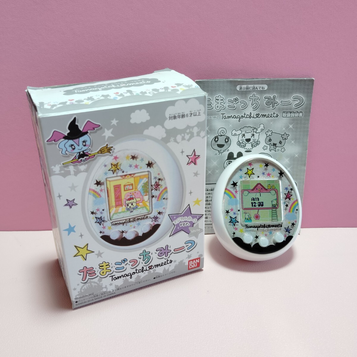 BANDAI たまごっちみーつ Tamagotchi マジカルみーつ ホワイト拍卖