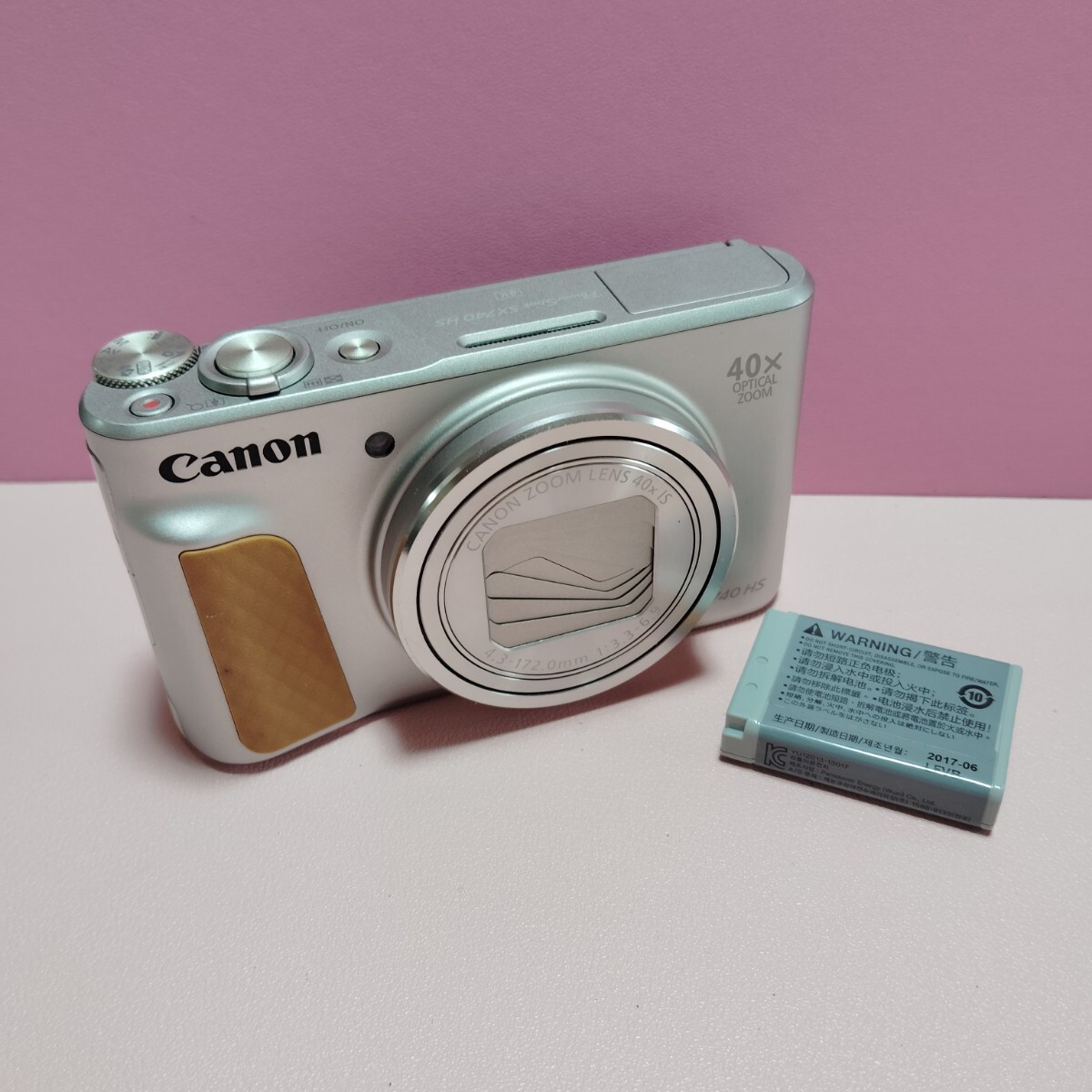 Canon PowerShot SX740 HS コンパクトデジタルカメラ シルバー ジャンク品拍卖