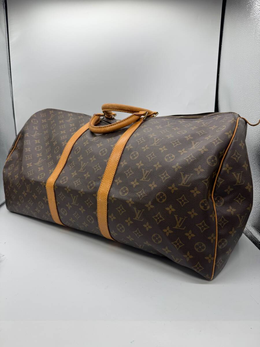 Louis Vuitton ルイヴィトン モノグラム キーポル60 ボストンバッグ P3187拍卖