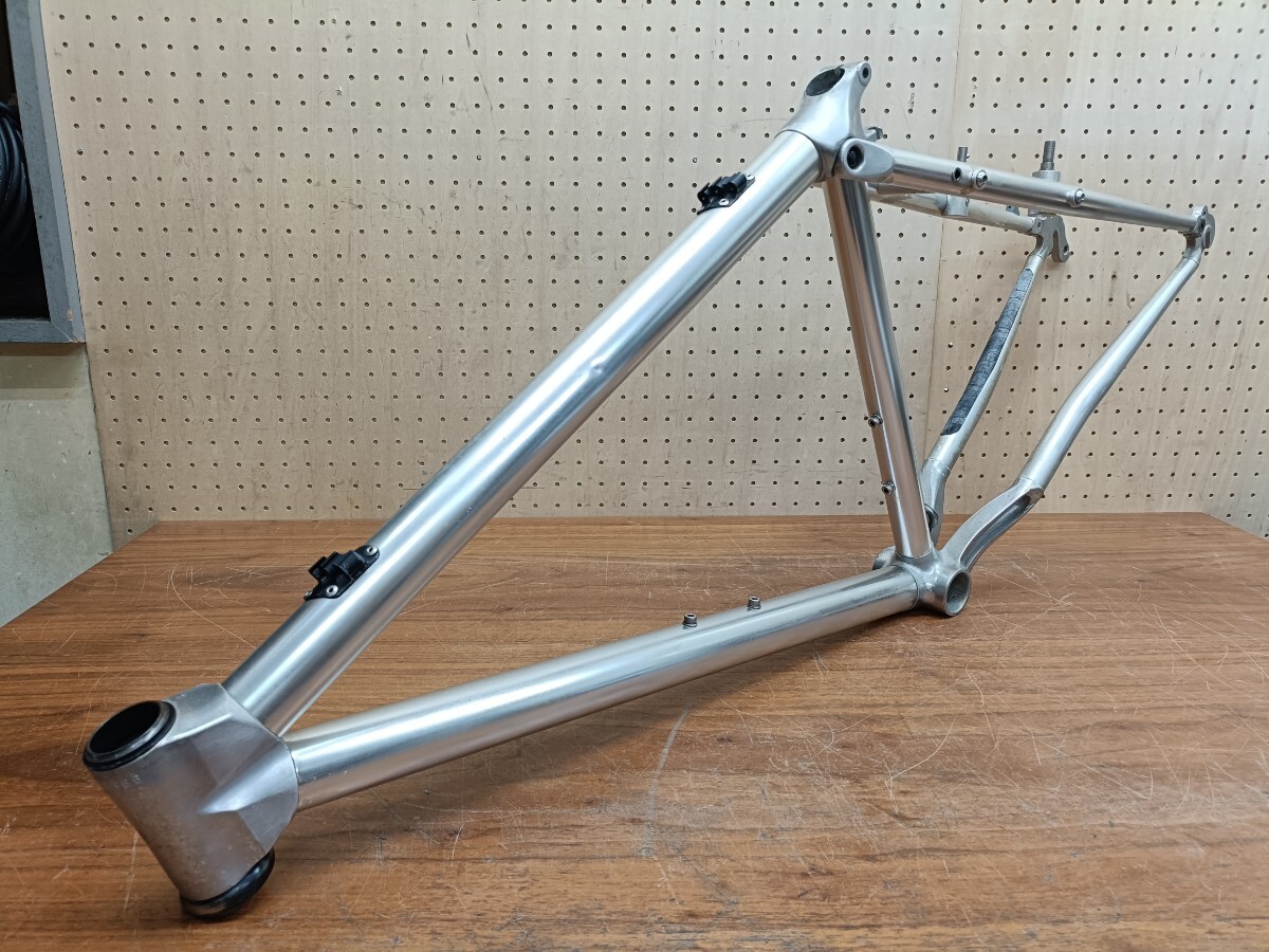 OLD MTB アルミフレーム ヴィンテージ サイズ43cm メーカー不明 2.2kg拍卖