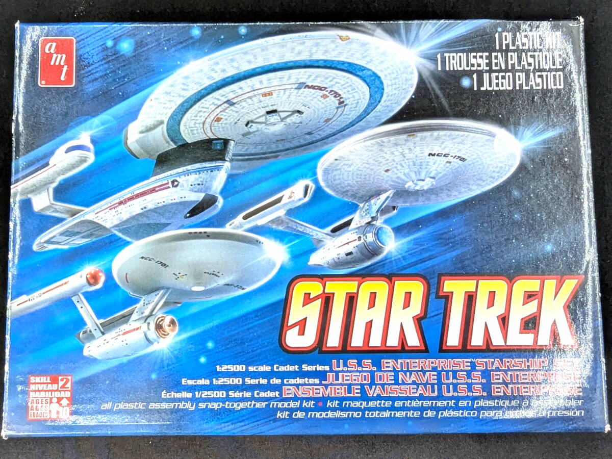 AMT 1/2500 プラモデル スタートレック エンタープライズ 3機セット 拍卖