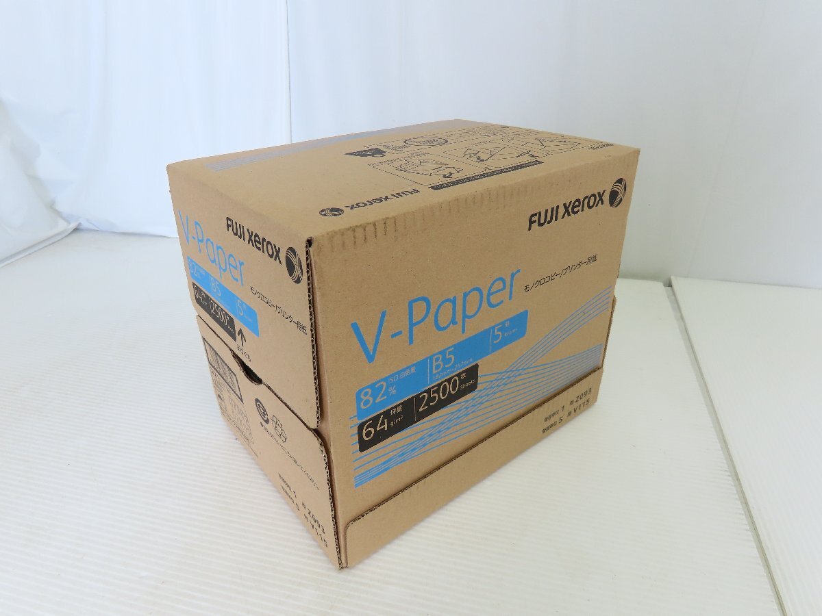 80☆未使用☆Fuji Xerox V-Paper B5 2500枚 コピー用紙 プリンター用紙☆0616-771拍卖