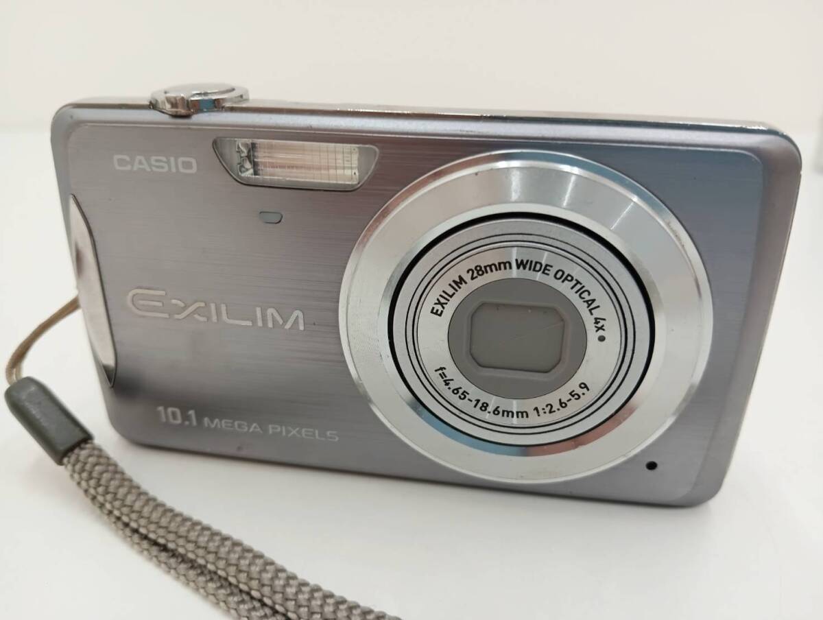【1円スタート】CASIO EXILIM EX-Z270 シルバー 1010万画素 広角28mm 光学4倍ズーム デジカメ エクシリム 純正バッテリー付 現状品拍卖