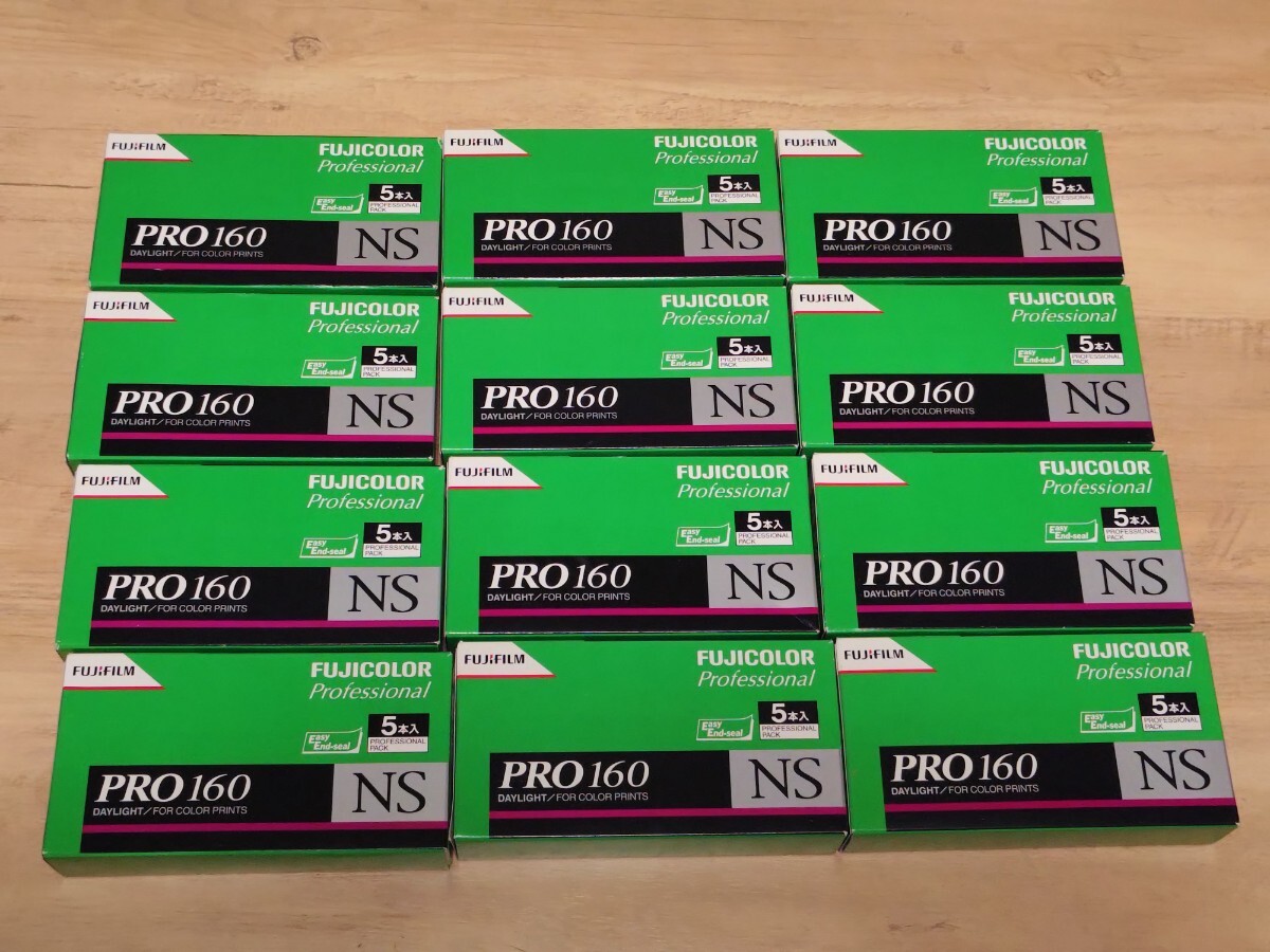 【期限切れ】FUJIFILM FUJICOLOR PRO 160 NS 120フィルム 5本入 12箱セット拍卖