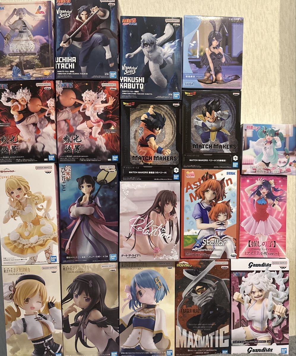 フィギュア 19体セット 送料無料 まどマギ ヒロアカ ワンピース ドラゴンボール フリーレン ウマ娘 初音ミク 薬屋 桜島麻衣 時崎狂三学マス拍卖