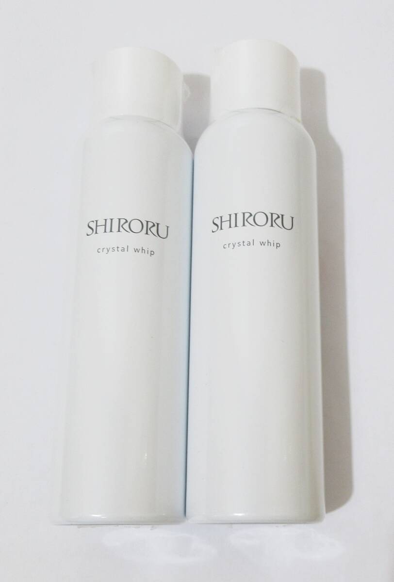 ★O33②/2本セット 未使用 SHIRORU シロル クリスタルホイップ 120g 炭酸泡洗顔料拍卖