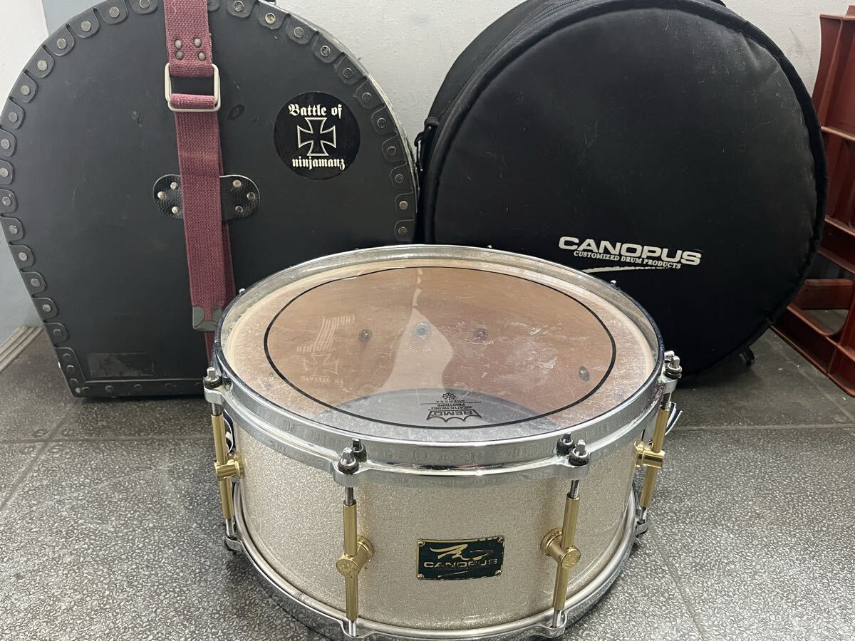 CANOPUS スネアドラム ケース付き拍卖