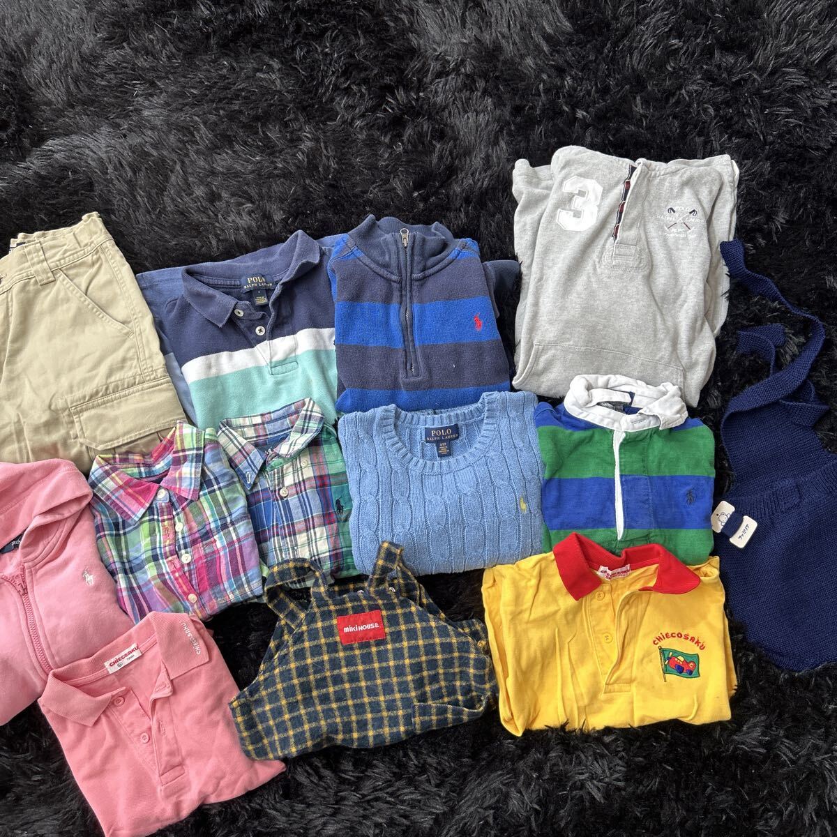 子ども服まとめ売り ミキハウス チエコサク ラルフローレン ファミリア 男の子 女の子拍卖