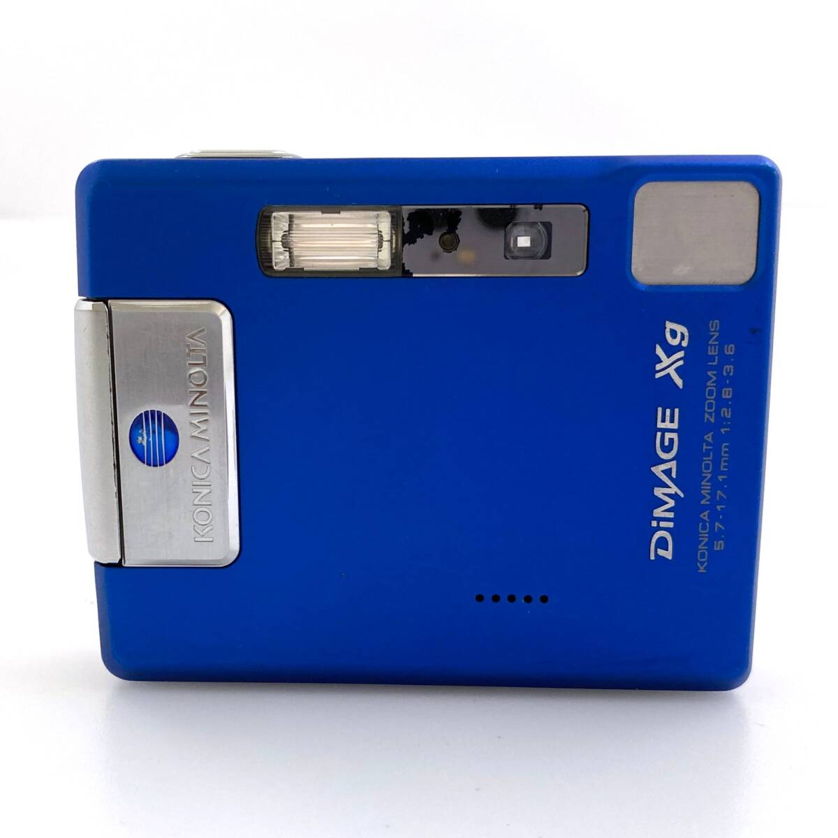 999円セール【コニカミノルタ】KONICA MINOLTA DiMAGE Xg ブルー デジタルカメラ +バッテリー #T409拍卖