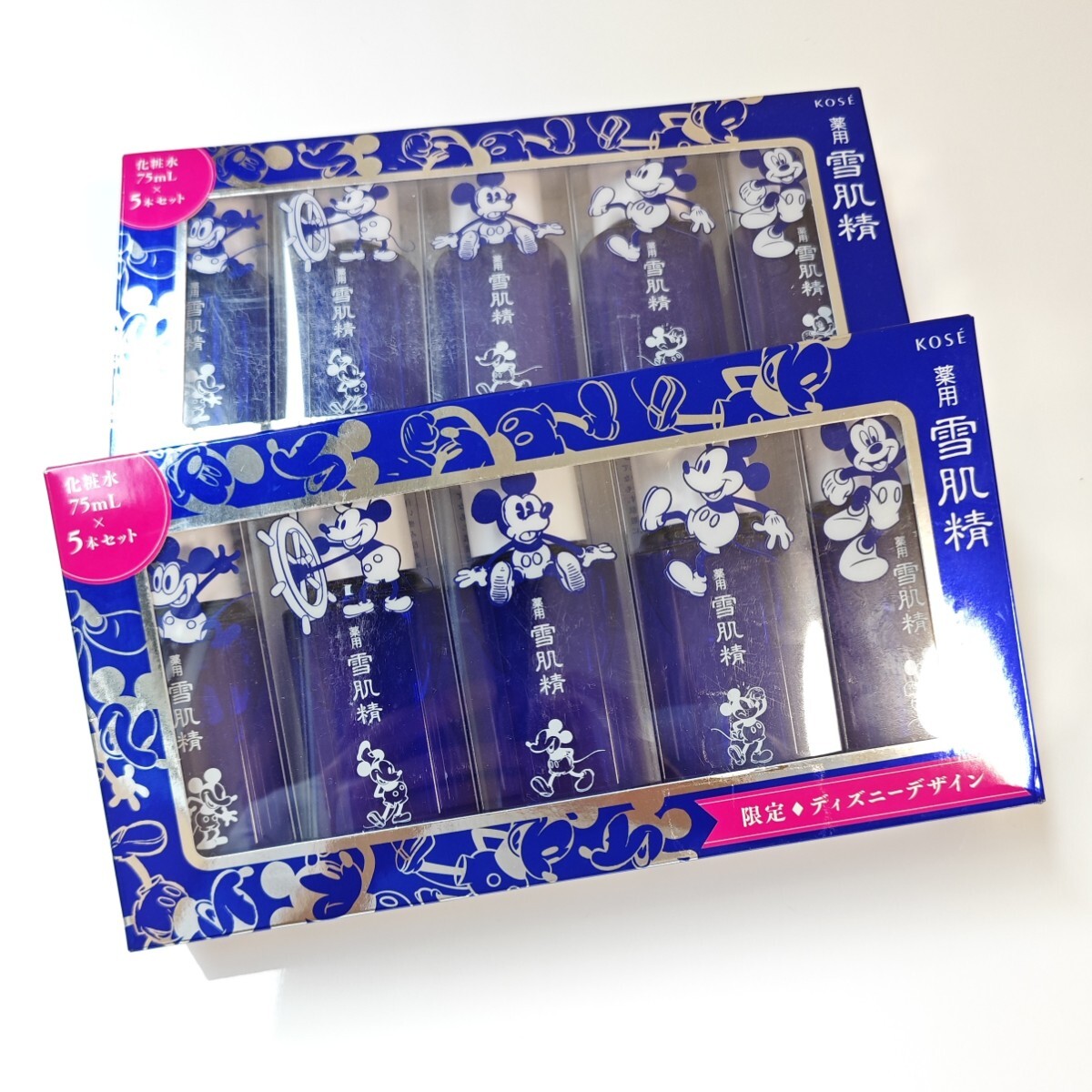 正規品 コーセー 雪肌精 DISNEY ディズニー KOSE 化粧水 ミッキー Mickey 2箱 合計10本セット 薬用 拍卖