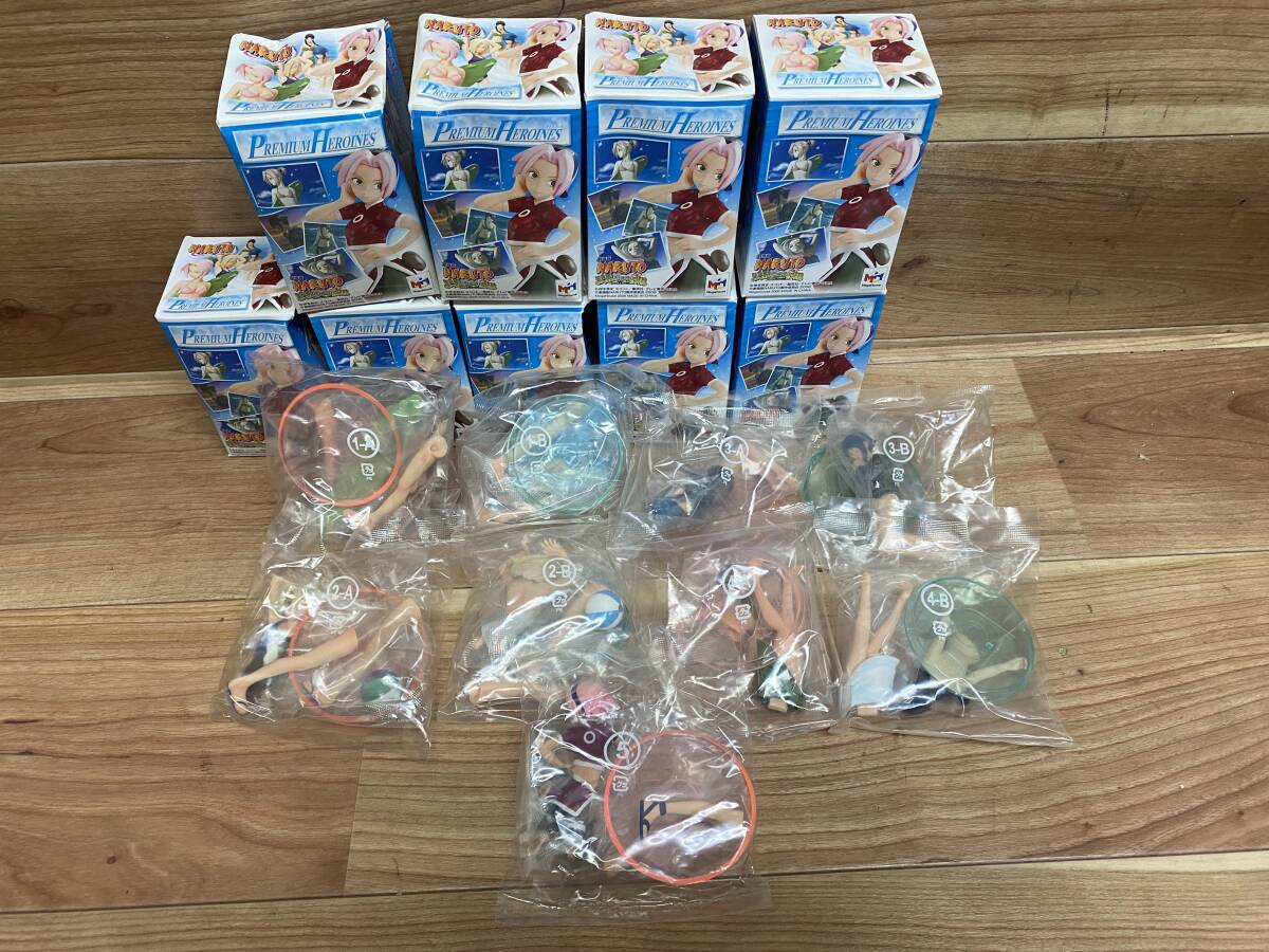93 内袋未開封 メガハウス プレミアムヒロインズ ナルト 9種類 まとめて フィギュア サクラ ヒナタ テンテン いの拍卖