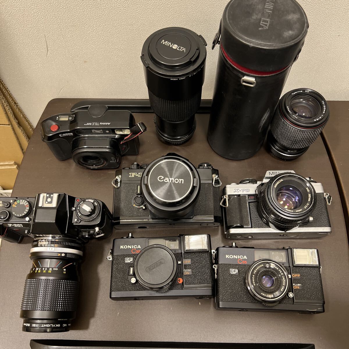 1円スタート フィルムカメラ Canon レンズ OLYMPUS FUJIFILM PENTAX MINOLTA カメラ A014拍卖