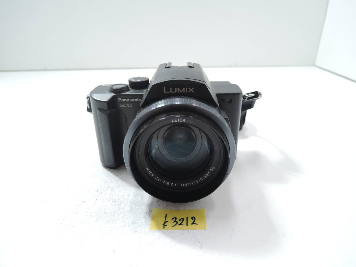 Panasonic パナソニック LUMIX ルミックス DMC-FZ10 ブラック デジタルカメラ 起動確認済み K3212拍卖