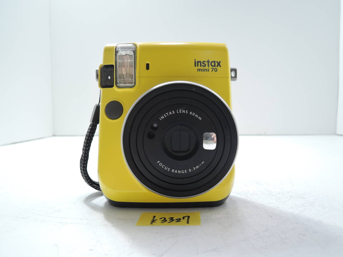 FUJIFILM instax mini 70 チェキ インスタント カメラ 簡易動作確認済み K3327拍卖