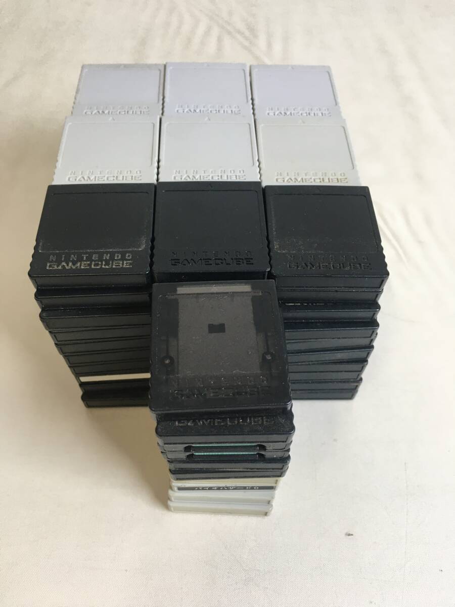 g-556 NINTENDO ゲームキューブ 純正 100枚セットNGC メモリーカード DOL-014 251 DOL-008 59 まとめ セット拍卖