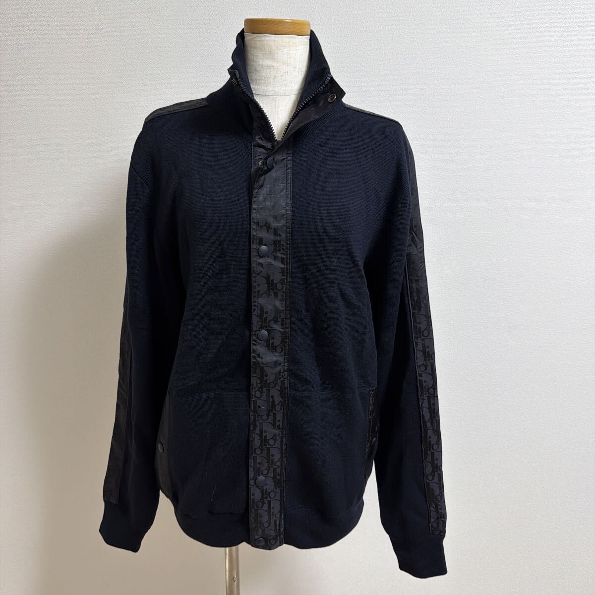 【未使用品】DIOR ディオール オブリーク テクニカル ジップアップ ジャケット size M ネイビー メンズ拍卖