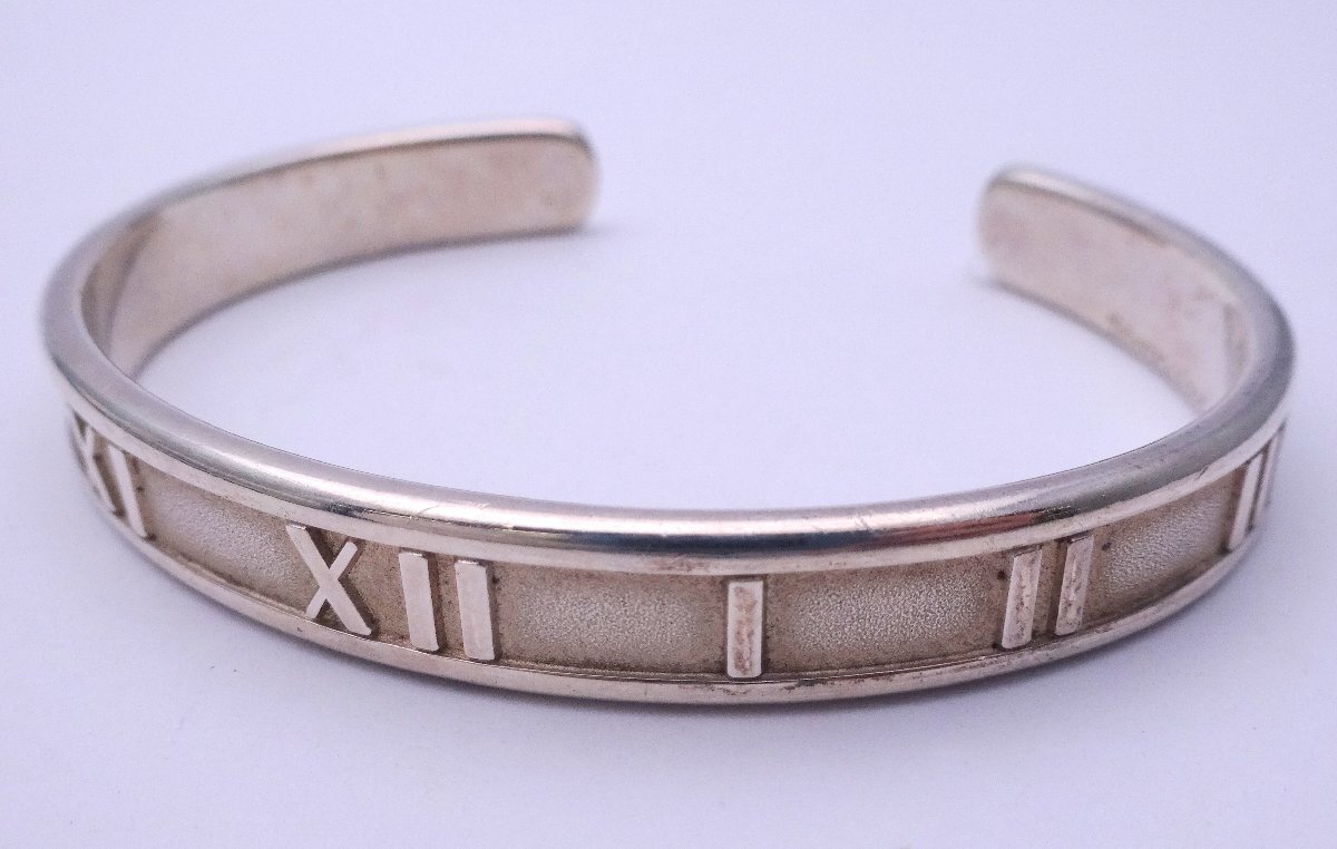 Tiffany&Co. 1995 アトラス バングル 925刻印有 総重量約21.3g シルバー アクセサリー 装飾品 ブランド ティファニー 1円~ T1847拍卖