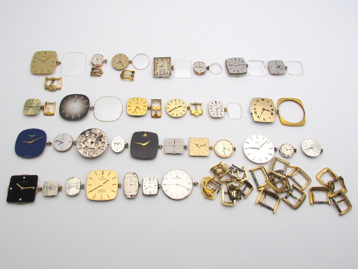 腕時計ムーブメント/尾錠 まとめ OMEGA/LONGINES/HAMILTON/TISSOT/JAEGER-LECOULTRE 他 動作未確認 1円~ N1721拍卖