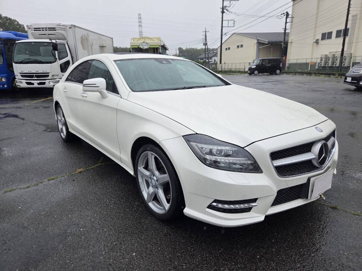 ★H25年12月(2013年)M・ベンツCLS350 AMGスポーツP ワンオーナー MBディーラー記録簿新車時から全部有 程度上拍卖