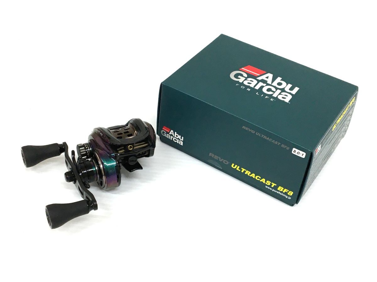 S11-249-124【中古/送料無料】アブガルシア(Abu Garcia) レボ ウルトラキャスト BF8 右ハンドル 1525350 ベイトリール拍卖