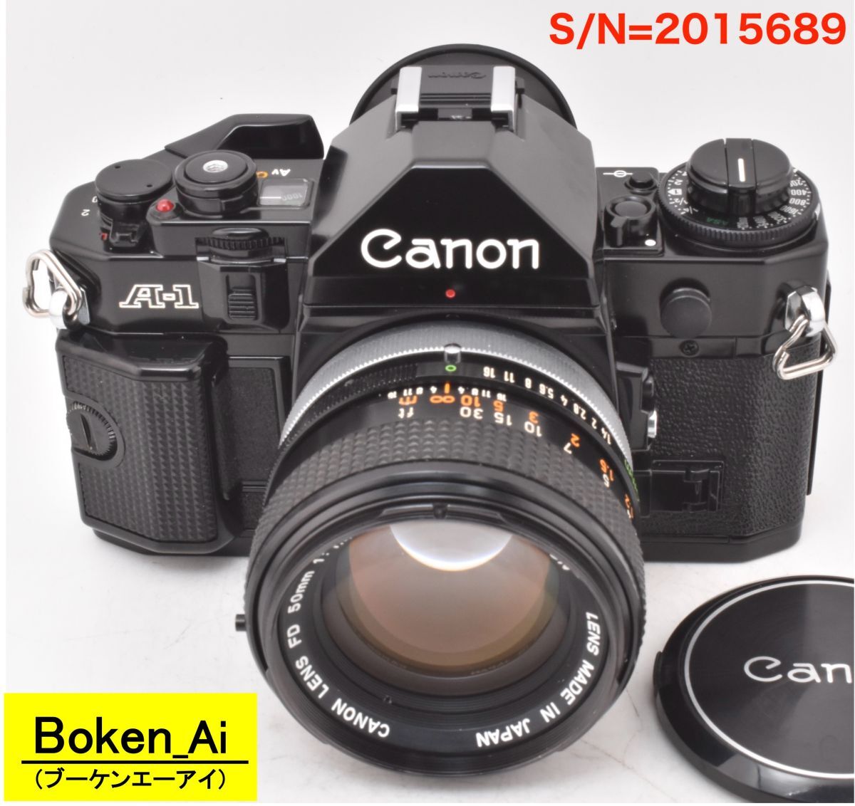 ◎【EF-5RP測定】Canon A-1 +FD50mm F1.4 S.S.C._P,S,A機能OK_整備済(2015689_197)拍卖