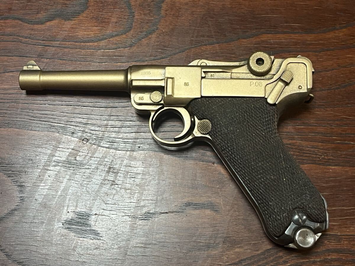 アドベン 無可動文鎮 鉄製 ルガーP08拍卖