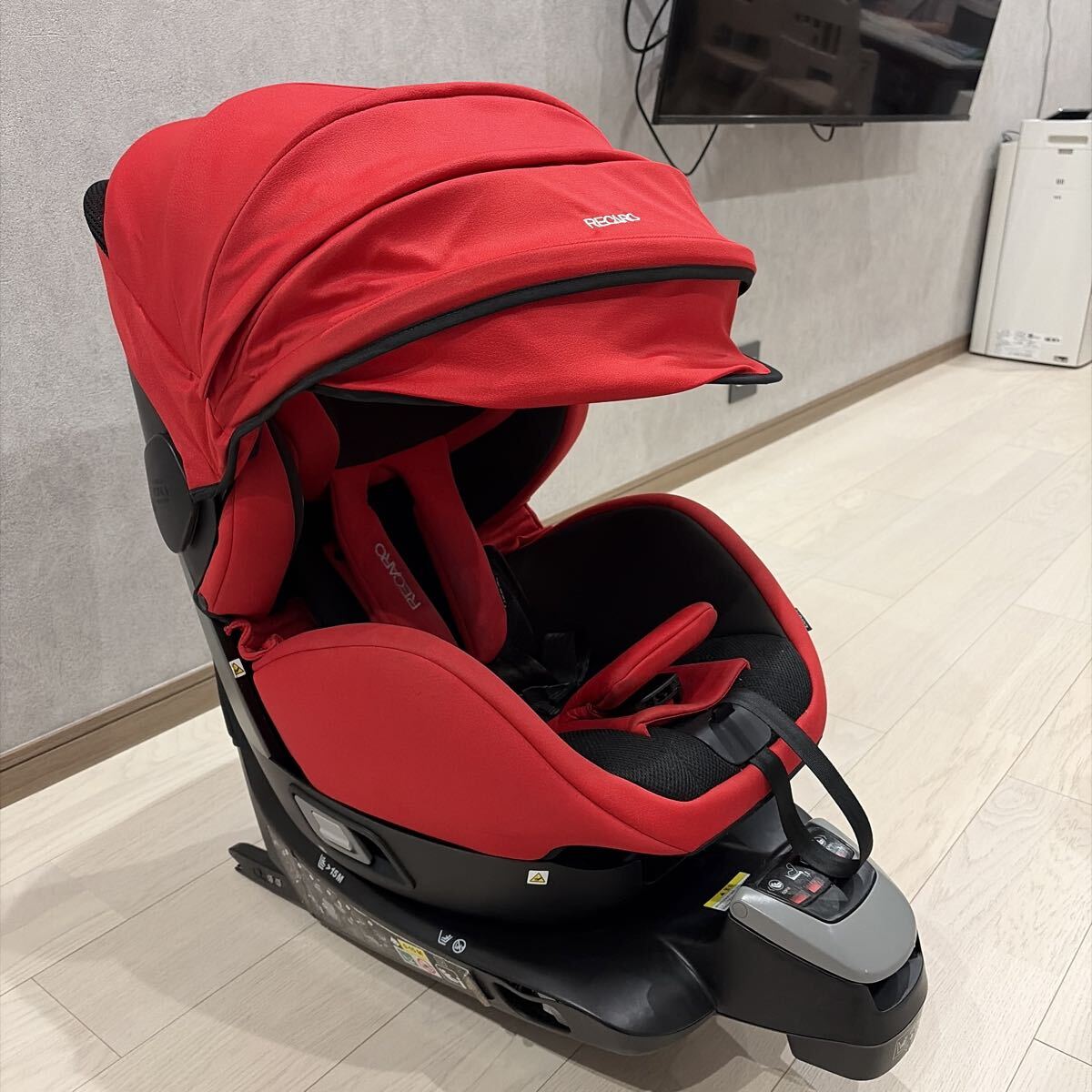 【送料無料】RECARO ZERO.1 レカロ ゼロワン チャイルドシート R129 スパーキーレッド ISOFIX 回転式拍卖