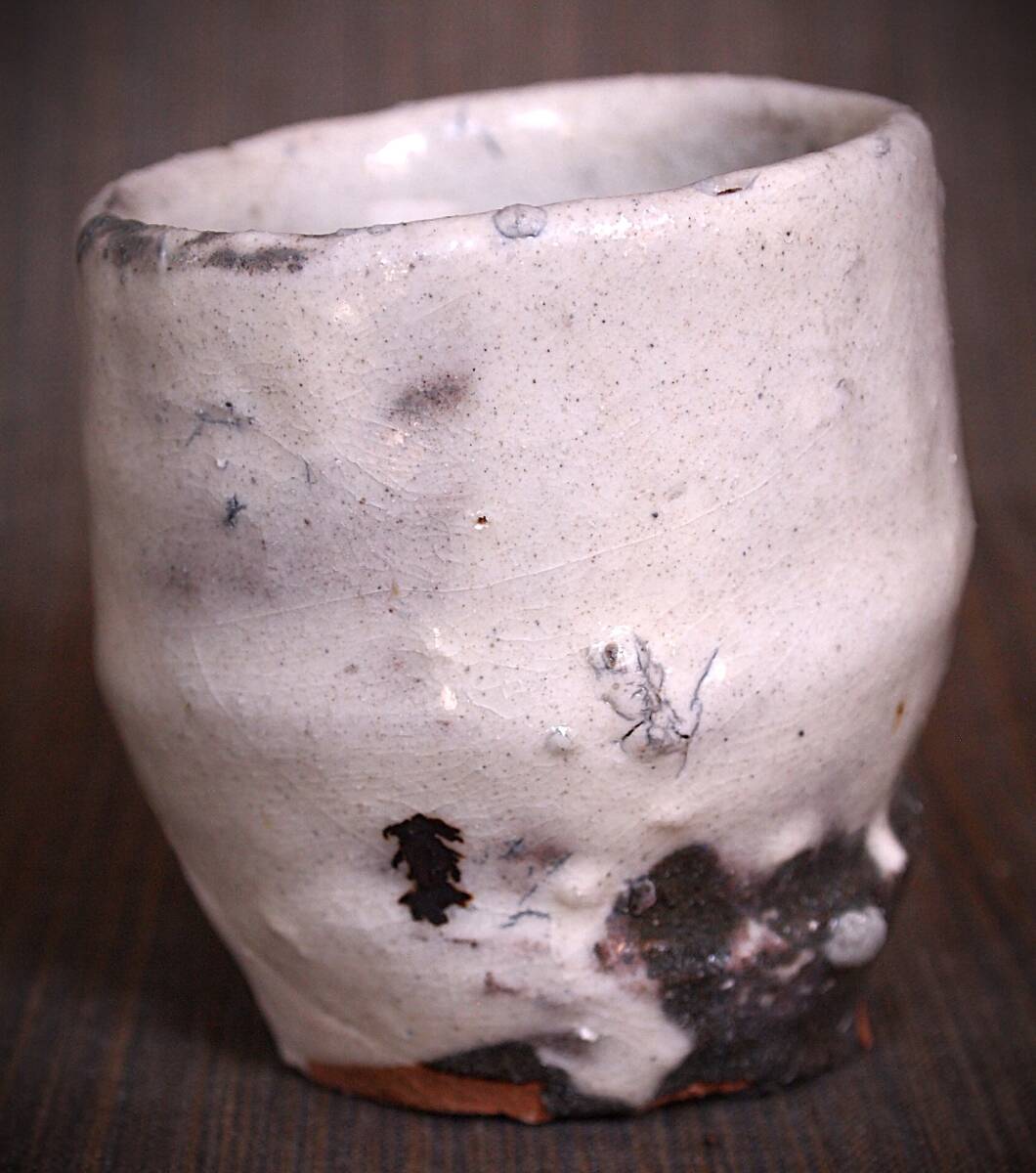希少作★加藤委★川小牧粉引湯のみ★J拍卖