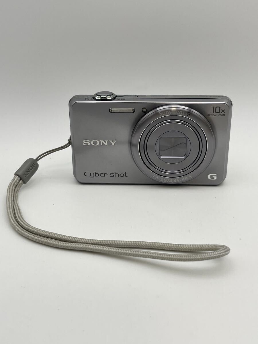 【希少】SONY Cyber-shot DSC-WX200 シルバー 通電/シャッター/フラッシュ/ズーム確認済み ソニー サイバーショット デジカメ 1円スタート拍卖