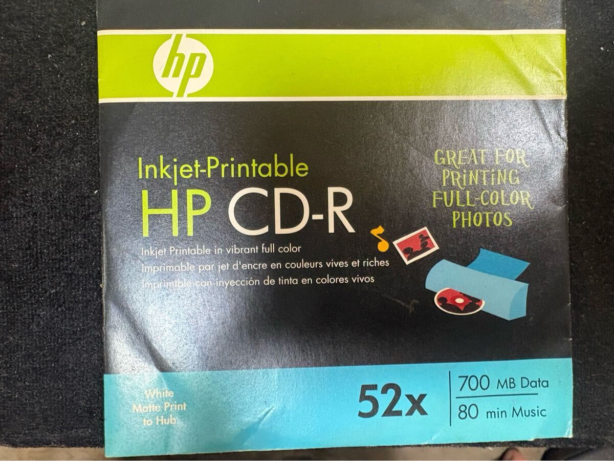 HP CD-R 700MB 80min 52x Inkjet-Printable インクジェット対応拍卖