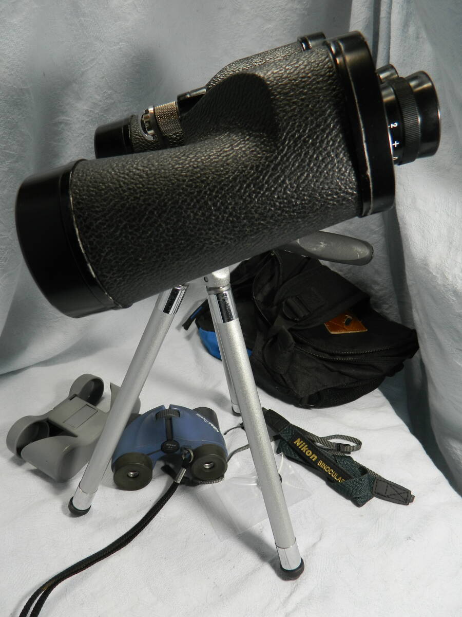 美品!監視業務用NIKON7x50IFbauschlomb型+オマケNIKON4xガリレオ型オペラグラス/ユーパック60サイズ拍卖