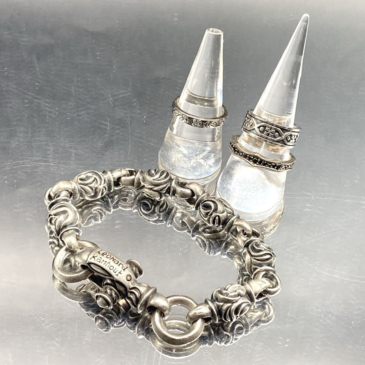 レオナードカムホート/ANNA SUI入り!!■シルバーアクセサリーおまとめ■ j 約102.5g メンズ アナスイ ネックレス ヴィンテージ ブレス C394拍卖