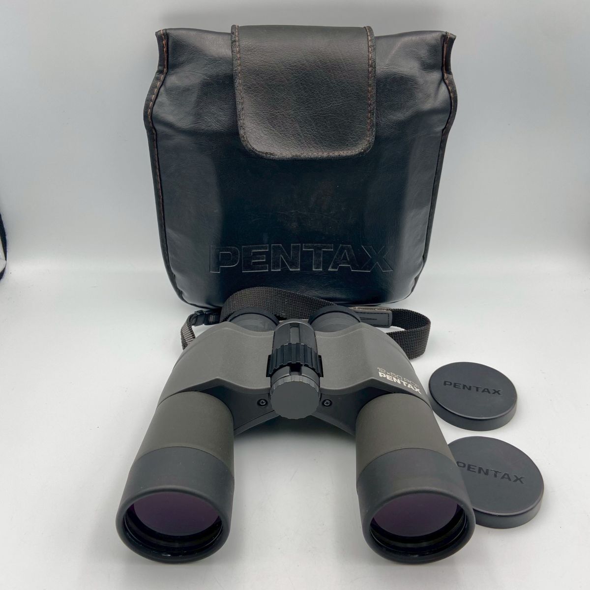AEb033D 60 PENTAX 12x50 5.5° PCF ペンタックス 双眼鏡 ソフトケース付き拍卖
