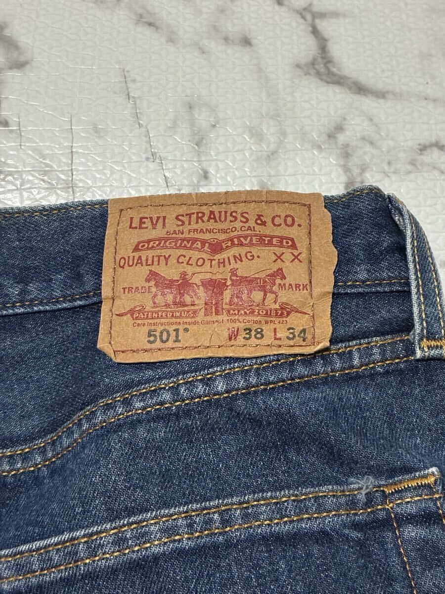 ★Levi's リーバイス 501 W38 L34 デニムパンツ ジーンズ ジーパン ボトムス メンズ拍卖
