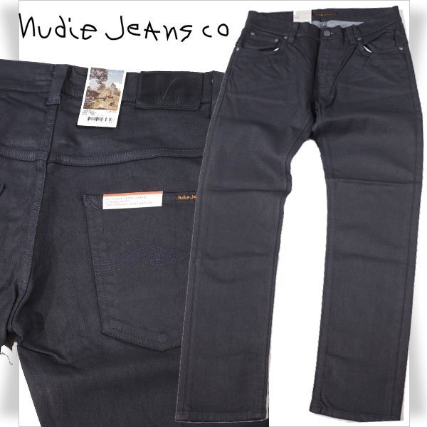 新品1円~★定価2.4万 Nudie Jeans co ヌーディージーンズ ストレッチ デニムパンツ W30 L32 THIN FINN スキニーストレート111555◆B5562◆拍卖