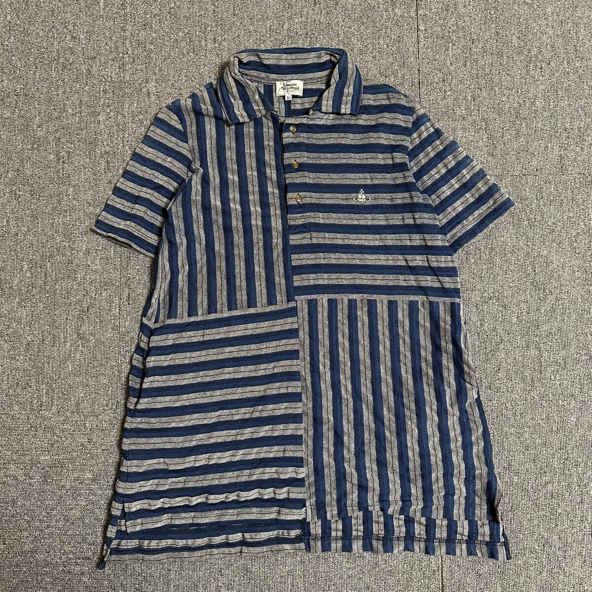 美品【Vivienne Westwood 】半袖 ポロシャツ オーブ 46拍卖
