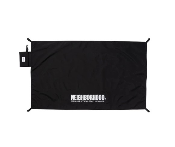 NEIGHBORHOOD◆ネイバーフッド ピクニックシート黒/レジャーシート拍卖