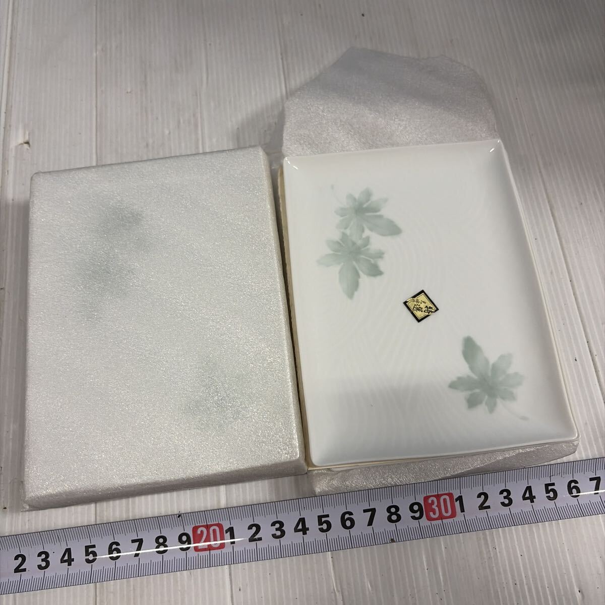銘々皿 和食器 角皿 陶器 食器 お皿 特選 光峰作 5枚セット 5客揃 まとめ 未使用品 箱無し拍卖